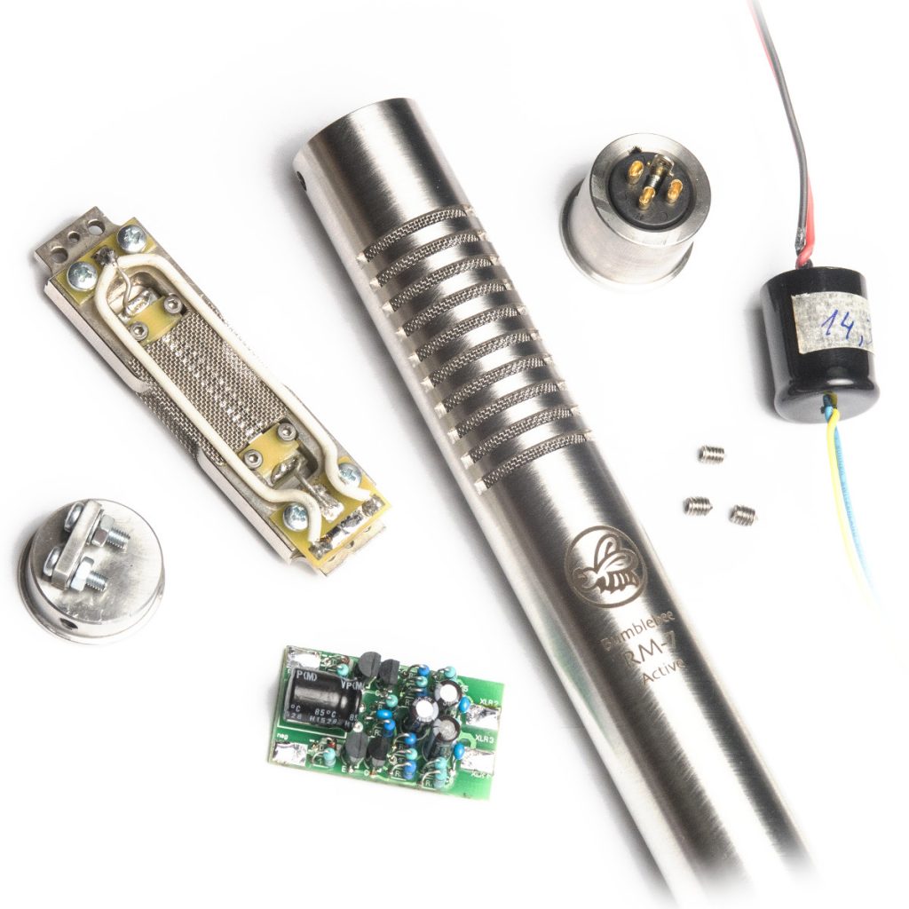 rm-7 selbstbau bändchenmikrofon bausatz mit aktiv elektronik diy kit